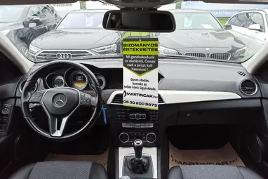 MERCEDES-BENZ C 180 T BlueEFFICIENCY Avantgarde Obsidian Black Metallic +Első Tulajdonostól +Friss Műszaki +3X-s GARANCIA !!