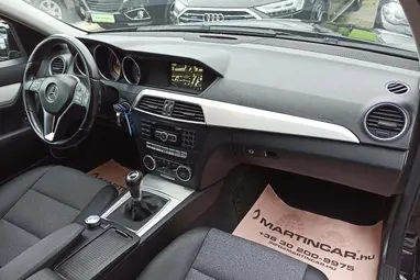 MERCEDES-BENZ C 180 T BlueEFFICIENCY Avantgarde Obsidian Black Metallic +Első Tulajdonostól +Friss Műszaki +3X-s GARANCIA !!