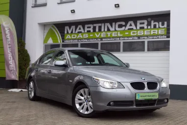 BMW 520i Silbergrau Metallic +Igényes+ Friss Vizsga +FULL Vez.Szervízkönyv +3X-s GARANCIA