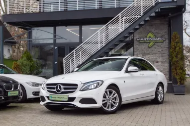 MERCEDES-BENZ C 200 Polar Weiss +Eredeti Magyar Autó +1.Tulaj +Vezetett Szervizkönyv +3X-s GARANCIA !!