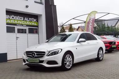 MERCEDES-BENZ C 200 Polar Weiss +Eredeti Magyar Autó +1.Tulaj +Vezetett Szervizkönyv +3X-s GARANCIA !!