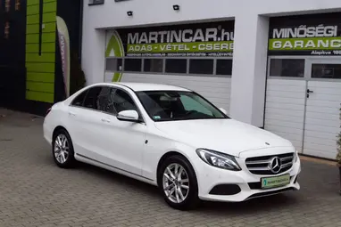 MERCEDES-BENZ C 200 Polar Weiss +Eredeti Magyar Autó +1.Tulaj +Vezetett Szervizkönyv +3X-s GARANCIA !!