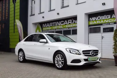 MERCEDES-BENZ C 200 Polar Weiss +Eredeti Magyar Autó +1.Tulaj +Vezetett Szervizkönyv +3X-s GARANCIA !!