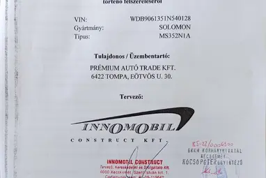 MERCEDES-BENZ SPRINTER 313 CDI 906.635.13 (Automata) Artic White +Eredeti Magyar Autó+ Friss Szervíz +3X-s GARANCIA !!