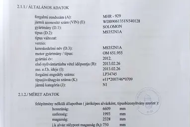 MERCEDES-BENZ SPRINTER 313 CDI 906.635.13 (Automata) Artic White +Eredeti Magyar Autó+ Friss Szervíz +3X-s GARANCIA !!