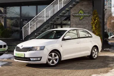 SKODA RAPID 1.2 TSi Ambition Green tec Candy White +Nomad Satin Grau +Igényes Eredeti Magyar Auto +3X-s GARANCIA !!
