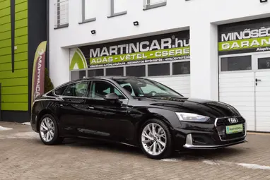AUDI A5 Sportback 40 TFSI Advanced S-tronic Brilliant Black +Eredeti Magyar Autó +Mint az ÚJ +3X-s GARANCIA !!