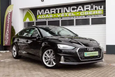 AUDI A5 Sportback 40 TFSI Advanced S-tronic Brilliant Black +Eredeti Magyar Autó +Mint az ÚJ +3X-s GARANCIA !!