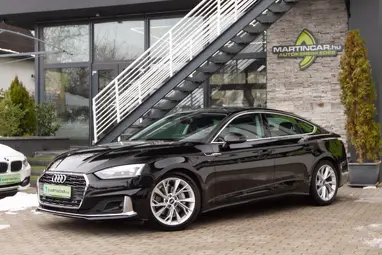 AUDI A5 Sportback 40 TFSI Advanced S-tronic Brilliant Black +Eredeti Magyar Autó +Mint az ÚJ +3X-s GARANCIA !!