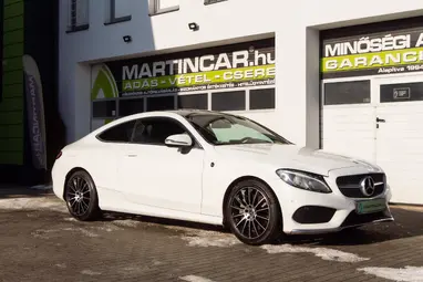 MERCEDES-BENZ C 250 7G-TRONIC Polar White +Eredeti Magyar Autó +1.Tulajdonos +3X-s GARANCIA !!