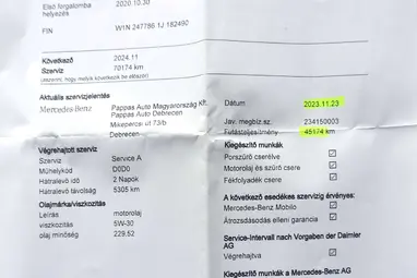 MERCEDES-BENZ GLA 250 e EQ Power AMG Line 8G-DCT Dig. White Metallic+80E-Km+Vez. Szervíz+Mo.-i 1 tulaj +Újszerű +AMG +3X-s GARANCIA !!