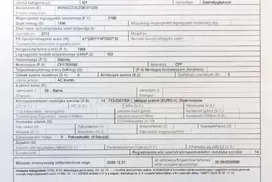 VOLKSWAGEN PASSAT VII Variant 2.0 CR TDI Comfortline BMT Black Oak Brown Metalic +Első Tulajdonostól +3X-s GARANCIA !!