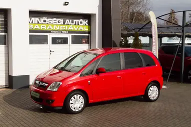 OPEL MERIVA A 1.4 Enjoy Vagány MAGMA RED metalic +új állapotú Grey PUNCH Cloth +3X-s GARANCIA !!