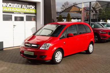 OPEL MERIVA A 1.4 Enjoy Vagány MAGMA RED metalic +új állapotú Grey PUNCH Cloth +3X-s GARANCIA !!