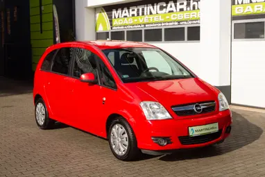 OPEL MERIVA A 1.4 Enjoy Vagány MAGMA RED metalic +új állapotú Grey PUNCH Cloth +3X-s GARANCIA !!