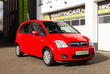 OPEL MERIVA A 1.4 Enjoy Vagány MAGMA RED metalic +új állapotú Grey PUNCH Cloth +3X-s GARANCIA !!