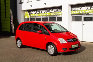 OPEL MERIVA A 1.4 Enjoy Vagány MAGMA RED metalic +új állapotú Grey PUNCH Cloth +3X-s GARANCIA !!