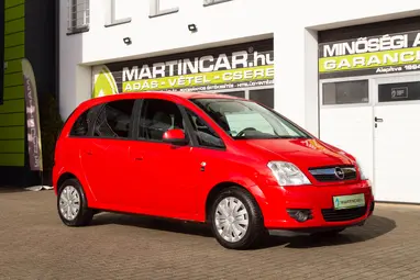 OPEL MERIVA A 1.4 Enjoy Vagány MAGMA RED metalic +új állapotú Grey PUNCH Cloth +3X-s GARANCIA !!