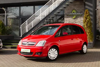 OPEL MERIVA A 1.4 Enjoy Vagány MAGMA RED metalic +új állapotú Grey PUNCH Cloth +3X-s GARANCIA !!