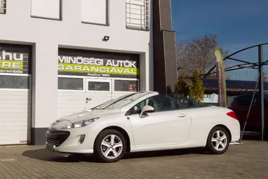 PEUGEOT 308 CC 1.6 VTI Premium Pack ALLURE Sport +Nacré White Gyöngyházfény +Friss Vizsga +3X-s GARANCIA !!