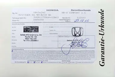 HONDA HR-V 1.5 Comfort Mulberry Metallic +Első Tulajdonostól +Keveset futott +3X-s GARANCIA !!