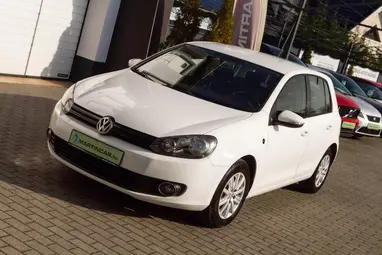 VOLKSWAGEN GOLF VI 1.6 TDi Trendline Candy White +Első Tulajdonostól +Vezérlés csere +3X-s GARANCIA !!