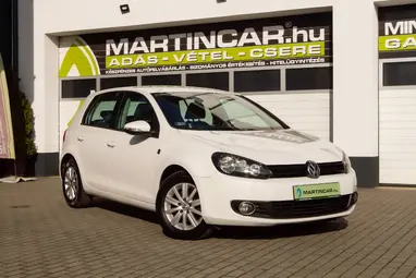 VOLKSWAGEN GOLF VI 1.6 TDi Trendline Candy White +Első Tulajdonostól +Vezérlés csere +3X-s GARANCIA !!