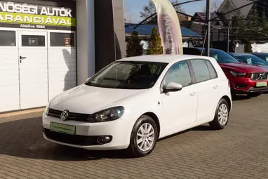 VOLKSWAGEN GOLF VI 1.6 TDi Trendline Candy White +Első Tulajdonostól +Vezérlés csere +3X-s GARANCIA !!