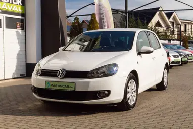 VOLKSWAGEN GOLF VI 1.6 TDi Trendline Candy White +Első Tulajdonostól +Vezérlés csere +3X-s GARANCIA !!