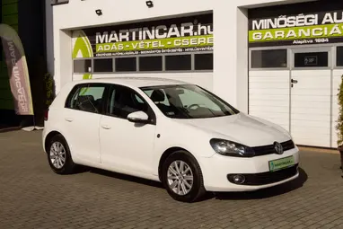 VOLKSWAGEN GOLF VI 1.6 TDi Trendline Candy White +Első Tulajdonostól +Vezérlés csere +3X-s GARANCIA !!