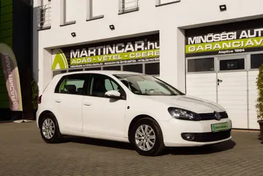 VOLKSWAGEN GOLF VI 1.6 TDi Trendline Candy White +Első Tulajdonostól +Vezérlés csere +3X-s GARANCIA !!