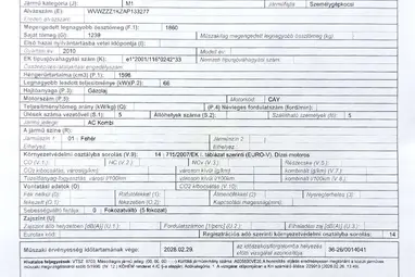 VOLKSWAGEN GOLF VI 1.6 TDi Trendline Candy White +Első Tulajdonostól +Vezérlés csere +3X-s GARANCIA !!