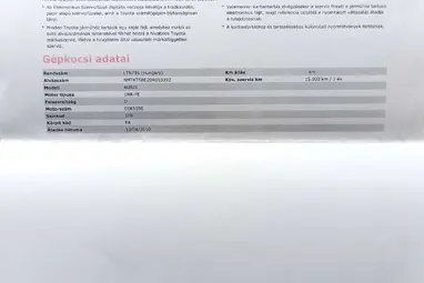 TOYOTA AURIS 1.33 Silver Metallic +Eredeti Magyar Autó +Első Tulajdonostól +3X-s GARANCIA !!