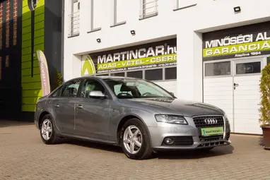 AUDI A4 1.8 T FSi Impozáns Eisensilber +Igényes Lichtgrau utastér +Friss Vizsga +3X-s GARANCIA !!