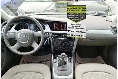 AUDI A4 1.8 T FSi Impozáns Eisensilber +Igényes Lichtgrau utastér +Friss Vizsga +3X-s GARANCIA !!