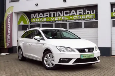 SEAT LEON ST 1.6 TDI Style Candy Weiss +Eredeti Magyar Autó +Vezérlés csere +3X-s GARANCIA !!