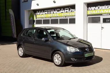 VOLKSWAGEN POLO IV 1.2 70 12V Trendline Blue Anthrazit Pearl +Klíma +Keveset futott +3X-s GARANCIA !!