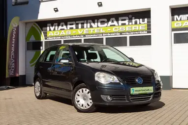 VOLKSWAGEN POLO IV 1.2 70 12V Trendline Blue Anthrazit Pearl +Klíma +Keveset futott +3X-s GARANCIA !!