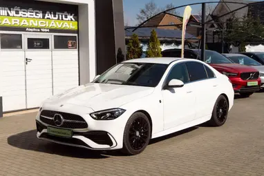 MERCEDES-BENZ C 220 d 4Matic 9G-TRONIC Mild hybrid drive Polar Weiss +Eredeti Magyar Autó +1.Tulajdonos +18E km +Gyári GARANCIA !!
