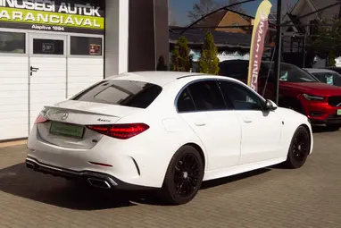 MERCEDES-BENZ C 220 d 4Matic 9G-TRONIC Mild hybrid drive Polar Weiss +Eredeti Magyar Autó +1.Tulajdonos +18E km +Gyári GARANCIA !!