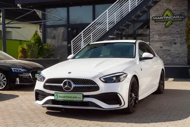 MERCEDES-BENZ C 220 d 4Matic 9G-TRONIC Mild hybrid drive Polar Weiss +Eredeti Magyar Autó +1.Tulajdonos +18E km +Gyári GARANCIA !!