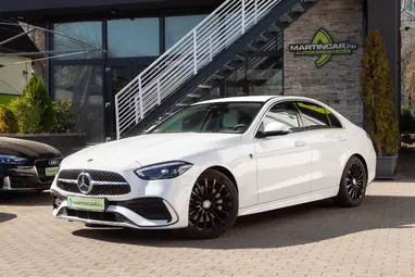 MERCEDES-BENZ C 220 d 4Matic 9G-TRONIC Mild hybrid drive Polar Weiss +Eredeti Magyar Autó +1.Tulajdonos +18E km +Gyári GARANCIA !!