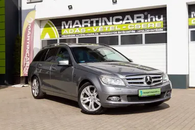 MERCEDES-BENZ C 220 T CDI BlueEFFICIENCY Avantgarde (Automata) Palladium Silver Metallic +1.Mo-i Tulajdonos +Vezérlés csere +3X-s GARANCIA !!