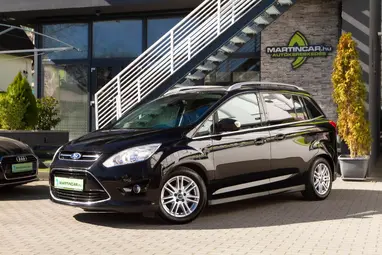 FORD C-MAX Grand1.6 TDCi Titanium Panther Black Metallic +Első Tulajdonostól+ Friss Vizsga+3X-s GARANCIA !!