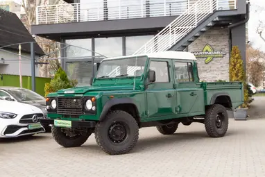 LAND ROVER DEFENDER 130 Crew 2.5 TD5 Belize Green +Eredeti Magyar Autó +3X-s GARANCIA !!