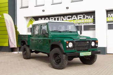 LAND ROVER DEFENDER 130 Crew 2.5 TD5 Belize Green +Eredeti Magyar Autó +3X-s GARANCIA !!