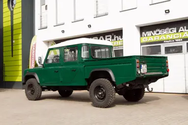 LAND ROVER DEFENDER 130 Crew 2.5 TD5 Belize Green +Eredeti Magyar Autó +3X-s GARANCIA !!