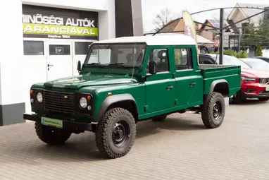 LAND ROVER DEFENDER 130 Crew 2.5 TD5 Belize Green +Eredeti Magyar Autó +3X-s GARANCIA !!