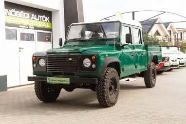 LAND ROVER DEFENDER 130 Crew 2.5 TD5 Belize Green +Eredeti Magyar Autó +3X-s GARANCIA !!