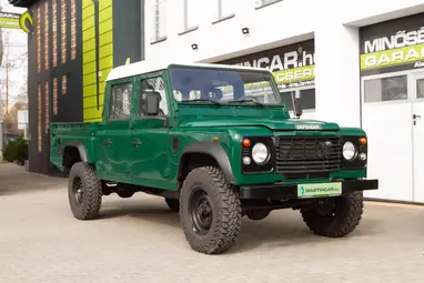 LAND ROVER DEFENDER 130 Crew 2.5 TD5 Belize Green +Eredeti Magyar Autó +3X-s GARANCIA !!